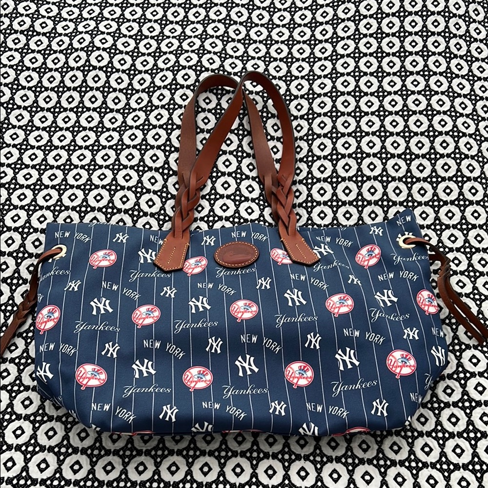 Dooney & Bourke Blue New York Yankees Tote Bag